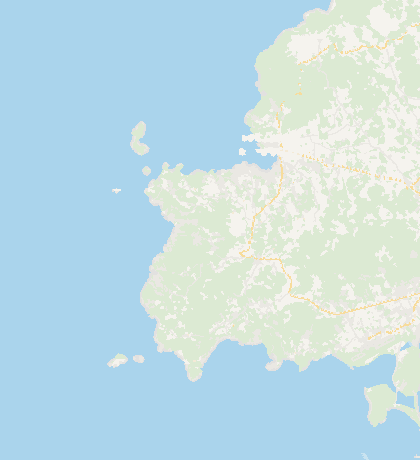 Map of the area around Can Beth, in Cala Tarida, Ibiza