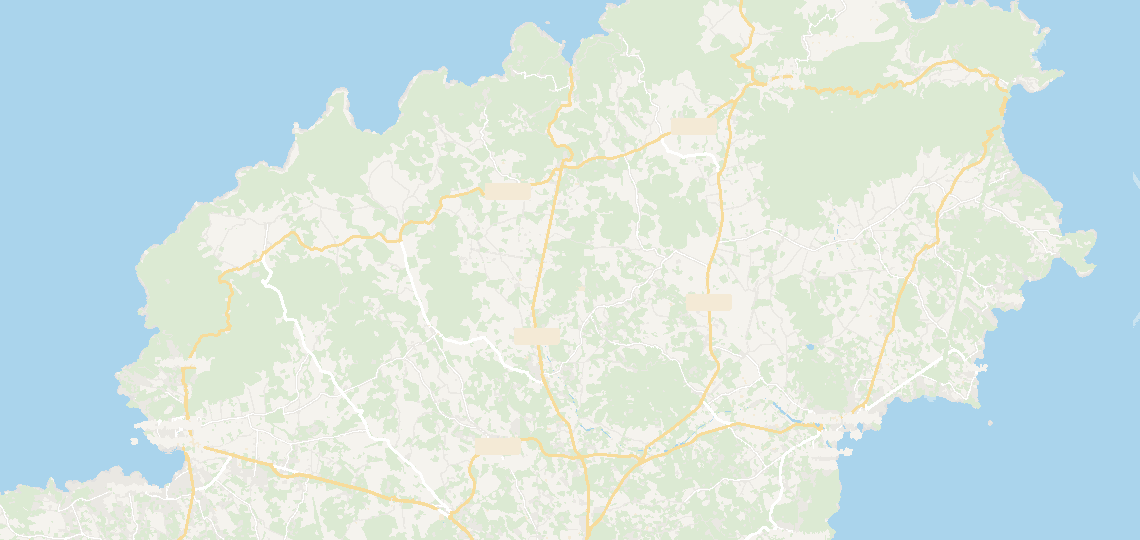 Map of the area around Can Catalina, in Santa Gertrudis, Ibiza