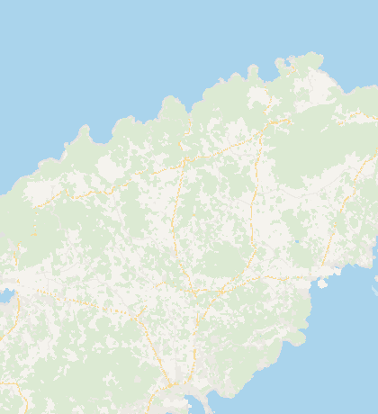 Map of the area around Can Catalina, in Santa Gertrudis, Ibiza