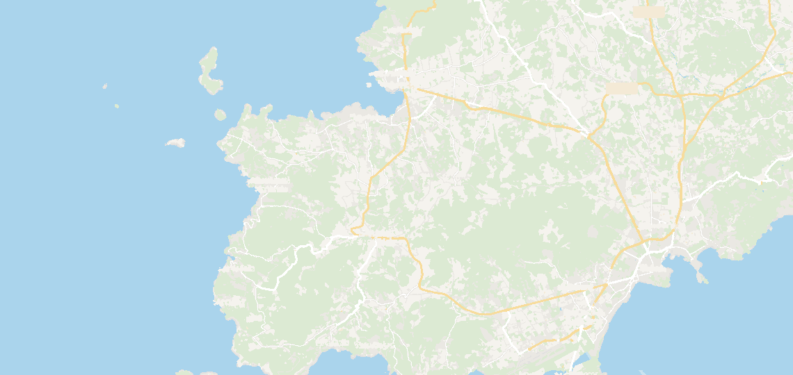 Map of the area around Can Elsa, in San Agustín, Ibiza