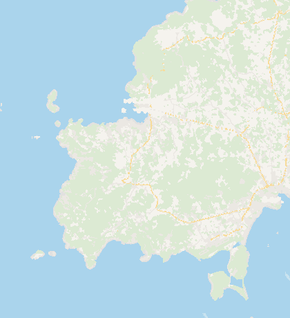 Map of the area around Can Elsa, in San Agustín, Ibiza