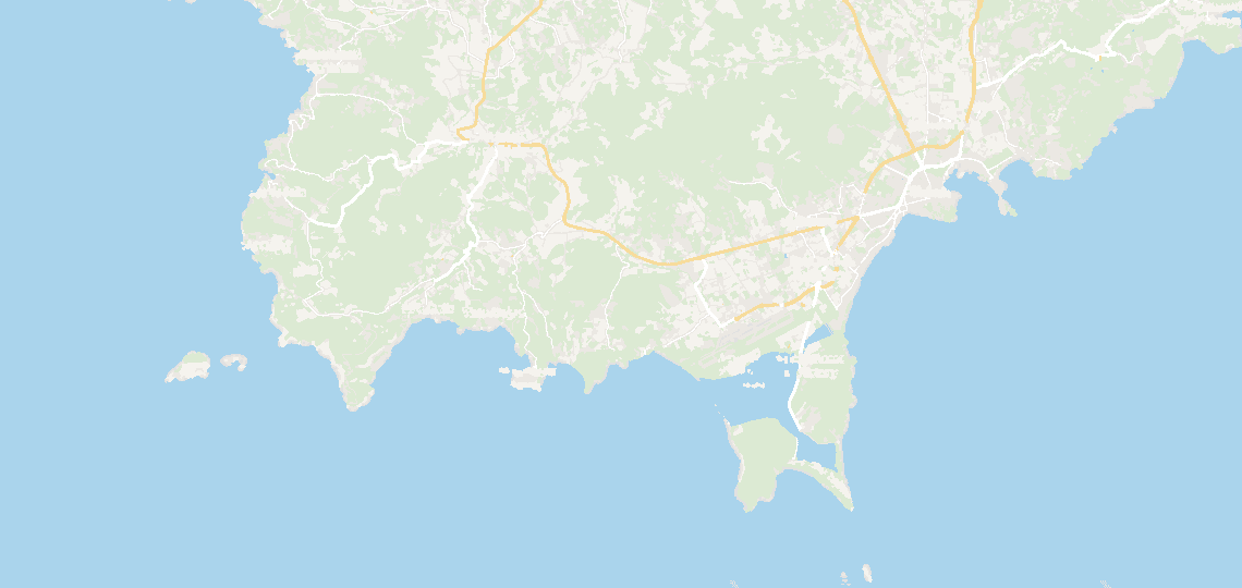 Map of the area around Can Josie, in San José, Ibiza