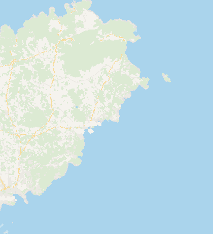 Map of the area around Can Luna, in S'Argamassa, Ibiza