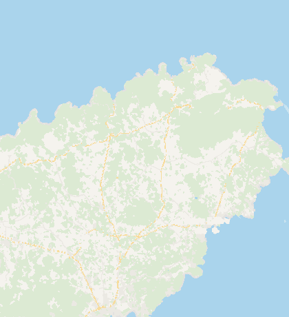 Map of the area around Finca Utopia, in San Lorenzo, Ibiza