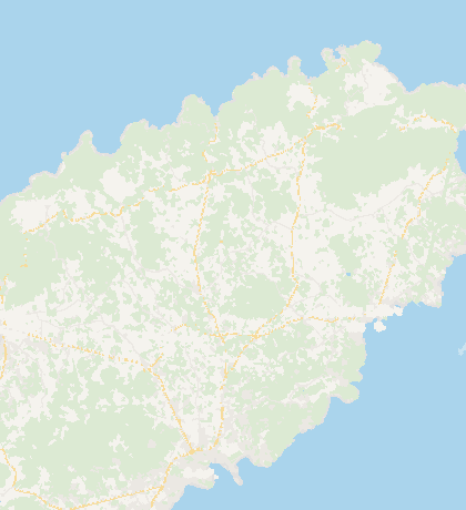 Mapa de la zona de Greenacres, en Santa Gertrudis (Ibiza)