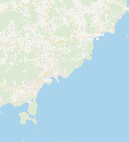 Map of the area around Villa Abigail, in Talamanca, Ibiza