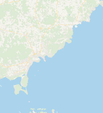 Mapa de la zona de Villa Capo, en Cap Martinet (Ibiza)