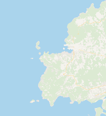 Mappa della zona di Villa Lydia, a Cala Bassa (Ibiza)