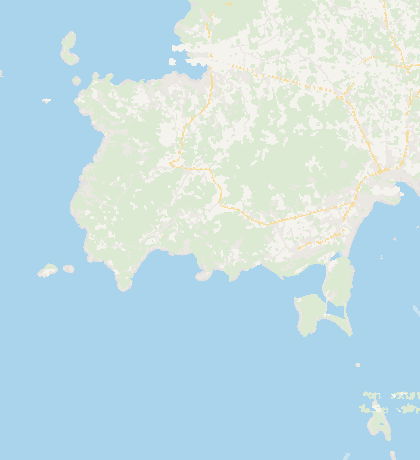 Map of the area around Villa Marielle, in San José, Ibiza