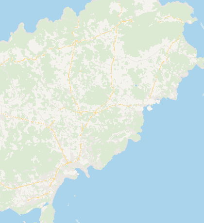 Mapa de la zona de Villa Mariola, en Santa Eulalia (Ibiza)