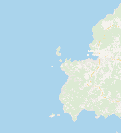 Mapa de la zona de Villa Vivian, en Cala Conta (Ibiza)